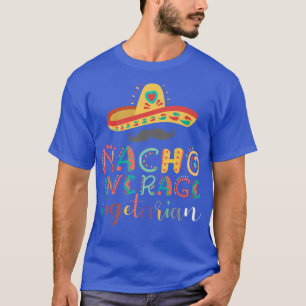 Camiseta Nacho Média Vegetariana Cinco De Mayo