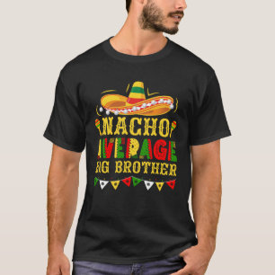 Camiseta Nacho Médio Grande Irmão Mexicano Cinco de Mayo