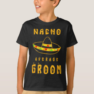 Camiseta Nacho Médio Groom, Festa de casamento Bride Groom