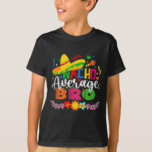Camiseta Nacho médio mano engraçado mexicano vintage cinco