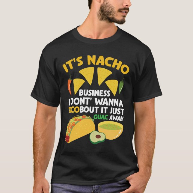Camiseta Nacho Taco Guacamole Dip Fast Comida Cinco de Mayo (Frente)