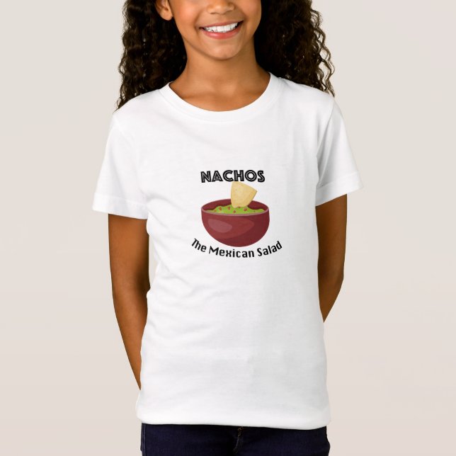 Camiseta Nachos, A Salada Mexicana - T-S Bela Jersey Das Ra (Frente)