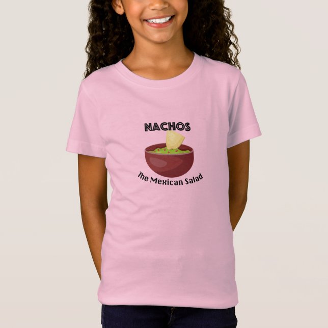 Camiseta Nachos, A Salada Mexicana - T-S Bela Jersey Das Ra (Frente)
