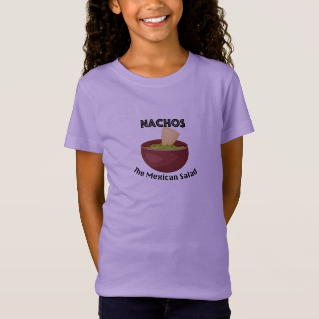 Camiseta Nachos, A Salada Mexicana - T-S Bela Jersey Das Ra (Frente)