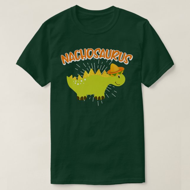 Camiseta Nachosaurus Re Cinco De Mayo Meican Guacamole  (Frente do Design)