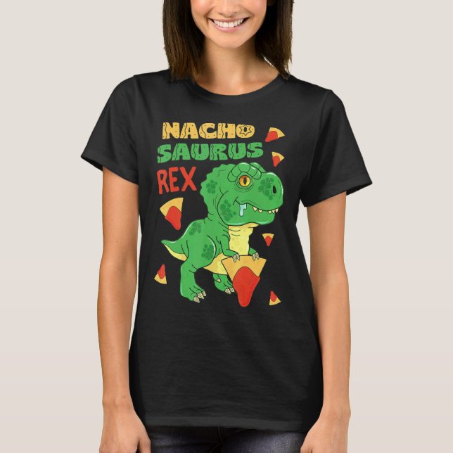 Camiseta Nachosaurus Rex Baby Dinosaur Nacho Pun Cinco De M (Frente)