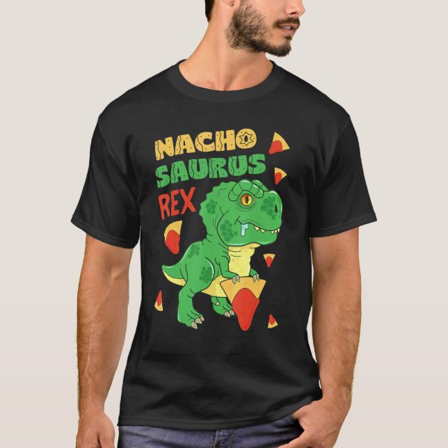 Camiseta Nachosaurus Rex Baby Dinosaur Nacho Pun Cinco De M (Frente)