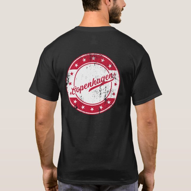 Camiseta Nacional - Copenhaga Danmark T-Shirt (Verso)