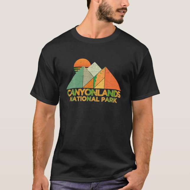 Camiseta Nacional do Parque Nacional do Retro Vint (Frente)