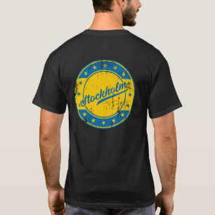Camiseta Nacional - Estocolmo Sverige   Suecia T-Shirt