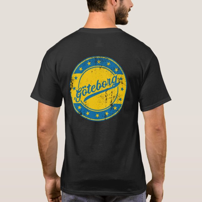 Camiseta Nacional - Göteborg Sverige | Suecia T-Shirt (Verso)