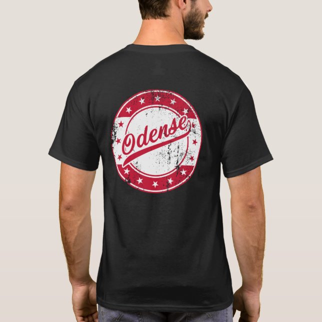 Camiseta Nacional - Odense Dinamarca T-Shirt (Verso)