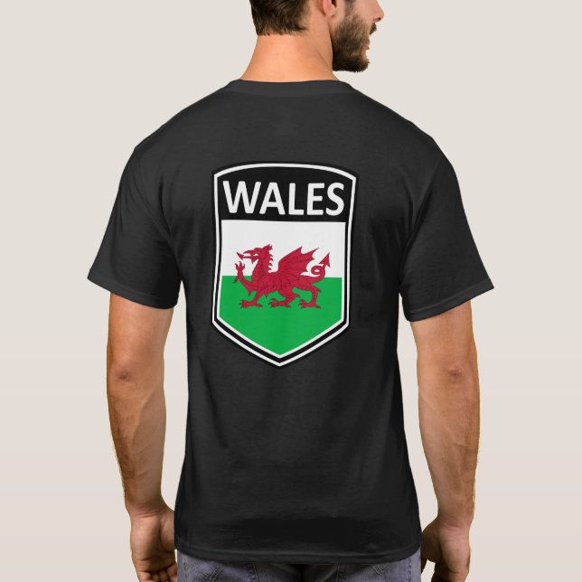 Camiseta Nacional - País de Gales (Verso)