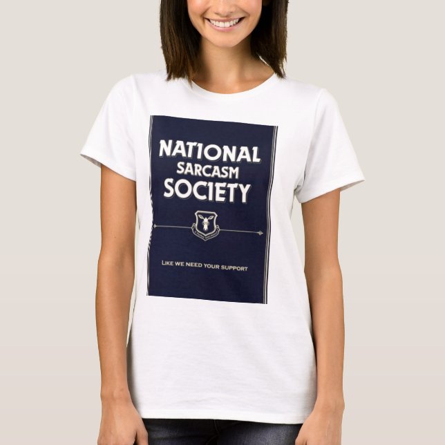Camiseta Nacional-Sarcasmo-Sociedade (Frente)
