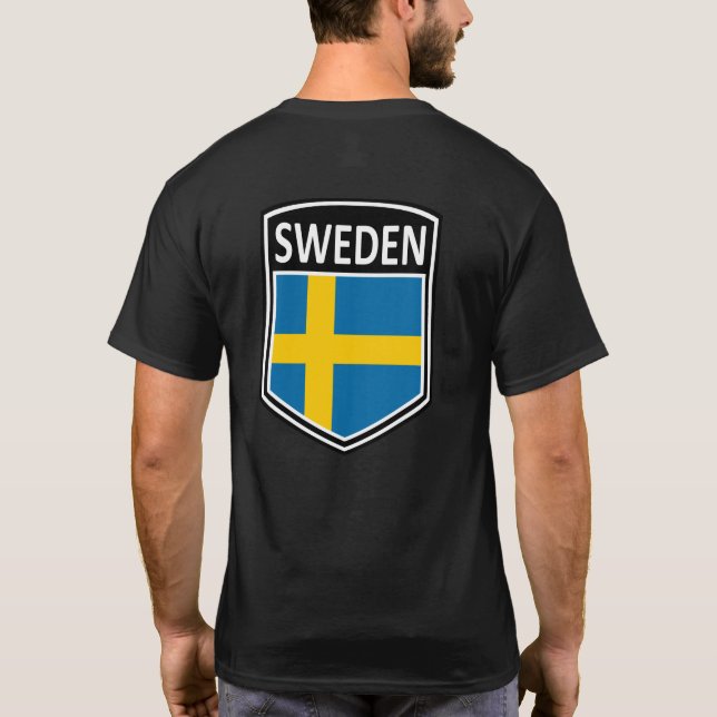 Camiseta Nacional - Suecia (Verso)