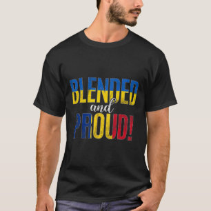 Camiseta Nacionalidade Mista e Orgulhosa Metade Ucraniana M