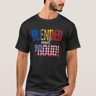 Camiseta Nacionalidade Mistura E Orgulhosa Metade Moldovan