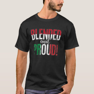 Camiseta Nacionalidade Misturada E Orgulhosa De Meio Mônaco