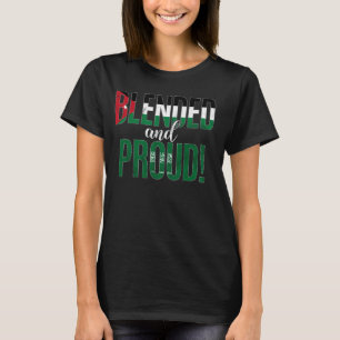 Camiseta Nacionalidade Misturada E Orgulhosa Metade Jordani