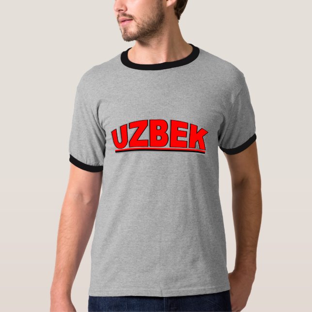 Camiseta Nacionalidades - "Uzbeque " (Frente)