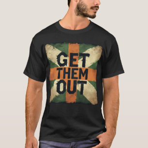 Camiseta Nacionalista Irlandês Vintage Patriótico