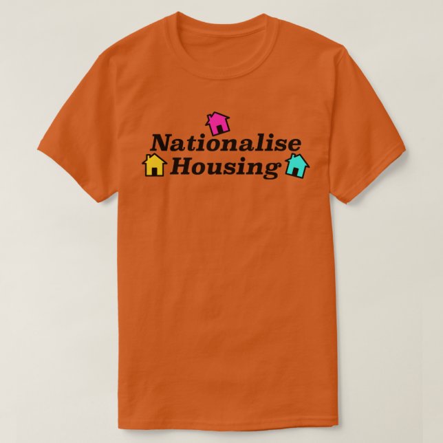 Camiseta Nacionalizar Habitação (Frente do Design)