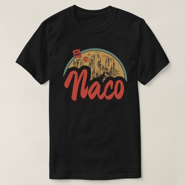 Camiseta Naco, T-Shirt Arizona (Frente do Design)
