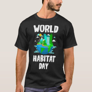Camiseta Nações Unidas no Dia do Habitat