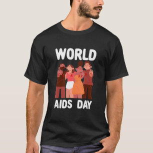 Camiseta Nações Unidas sobre o Dia Mundial da SIDA