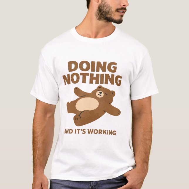 CAMISETA NADA A FAZER  (Frente)