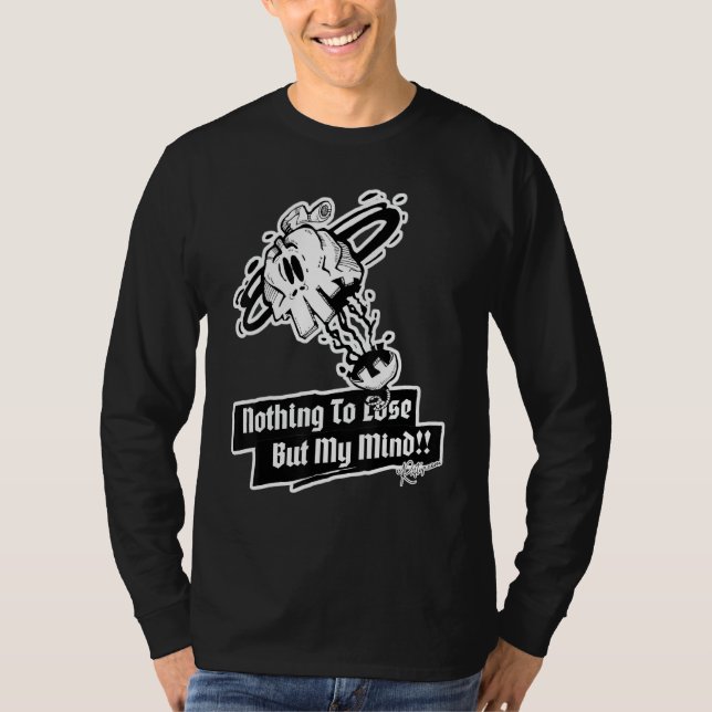 Camiseta Nada a Perder, Mas Minha Mente!! Caveira Pt.1 (Frente)