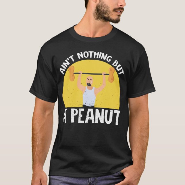 Camiseta Nada além de um poder de elevação de peso de gim d (Frente)