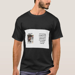 Camiseta nada, apenas uma caneca de incidente
