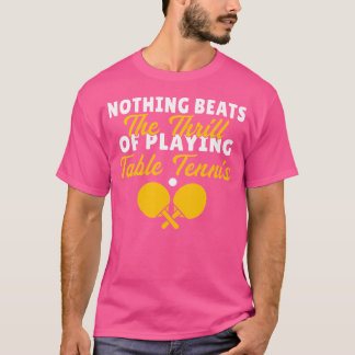 Camiseta Nada Bate A Mória De Jogar Tênis De Mesa