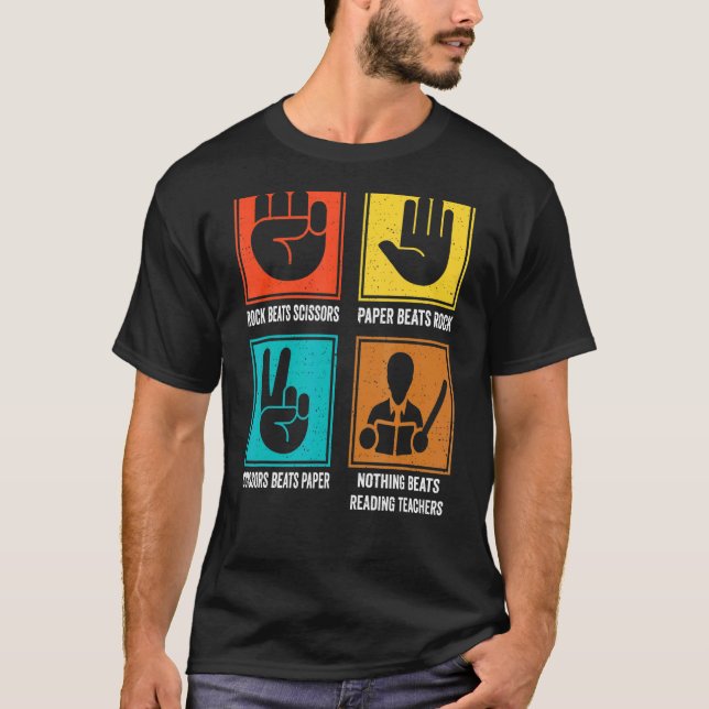 Camiseta Nada Bate Em Ler Professores Lendo Instr Tutor (Frente)