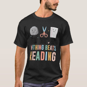 Camiseta Nada Bate Em Ler Tesoura De Papel Rock Bo