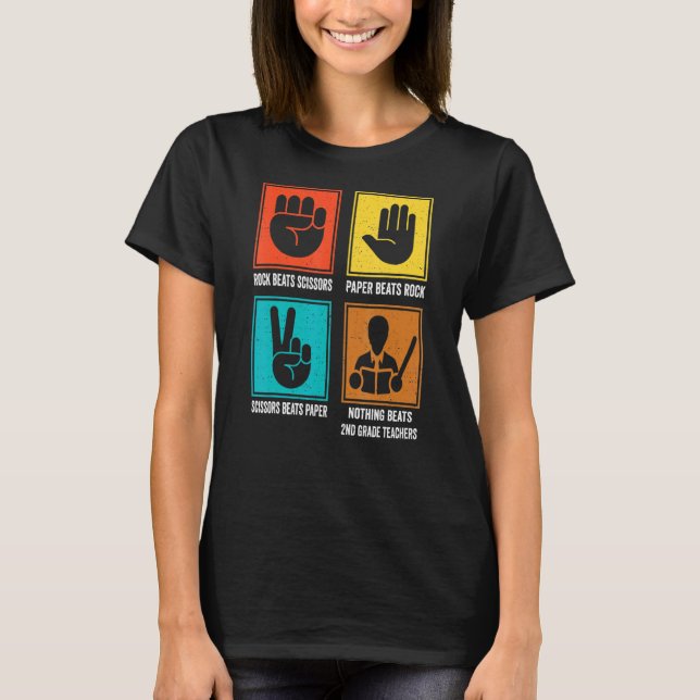 Camiseta Nada Bate Em Professores De segundo Segundo Grau E (Frente)