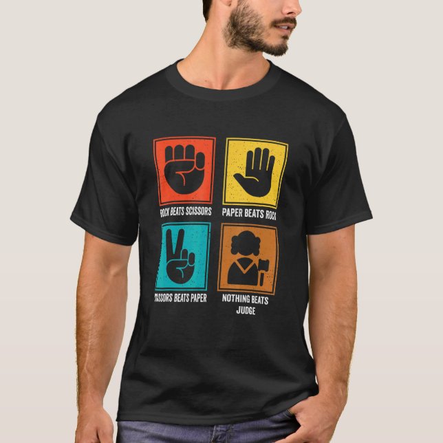 Camiseta Nada bate juiz árbitro Legal Jury Justice L (Frente)