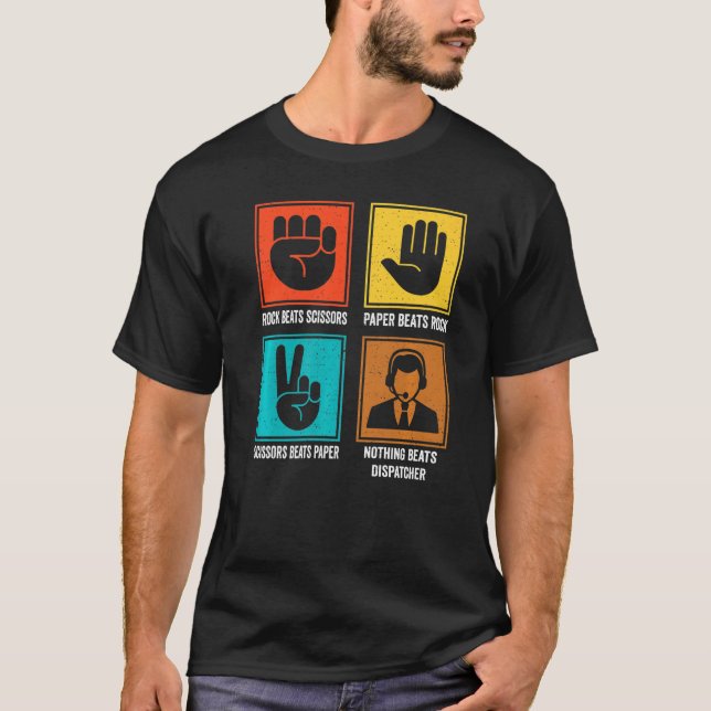 Camiseta Nada bate no Dispatcher Trainmaster Yardmaster Su (Frente)