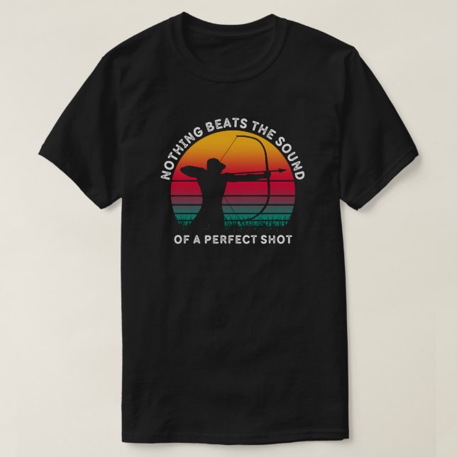 Camiseta Nada bate o som de um tiro perfeito | Archer (Frente do Design)