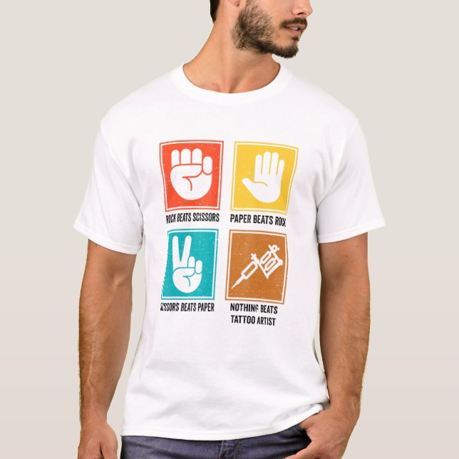 Camiseta Nada Bate Tatuagem Artista Legal Tatuador Incluso (Frente)