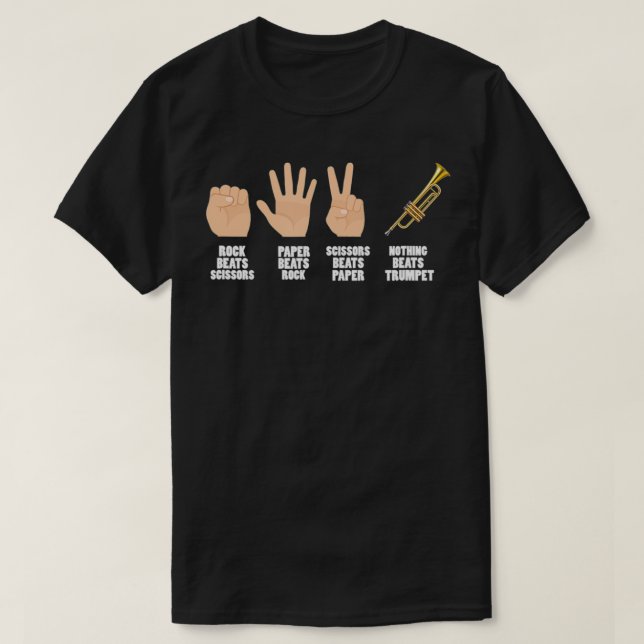 Camiseta Nada bate trompete (Frente do Design)