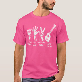 Camiseta Nada Beat Ukulele Músico Aloha Hawaii Acústico