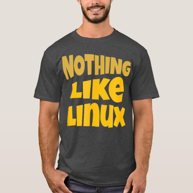 Camiseta Nada como Linu tee Penguin Tu Open Source (Frente)