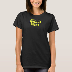 Camiseta Nada Como Música E Cerveja Em Uma Couve De Verão