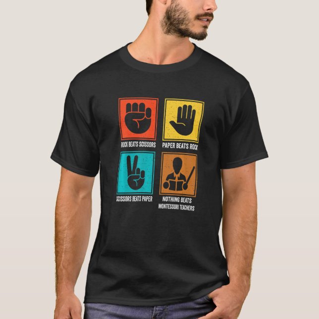 Camiseta Nada Dá Mais Que Professores Montessori Educa (Frente)