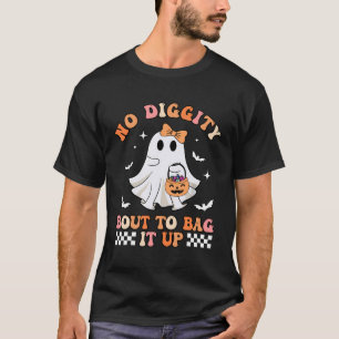 Camiseta Nada De Diggutis Para Apanhá-Lo No Dia Das Bruxas