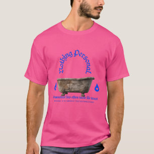 Camiseta Nada de roupa de rua de Grunge Minimalista Pessoal