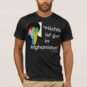Camiseta “Nada é em Afeganistão bom” Käßmann alparg