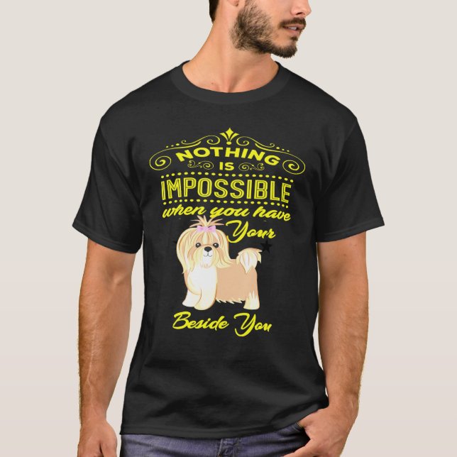 Camiseta Nada É Impossível Yorkshire Terrier (Frente)